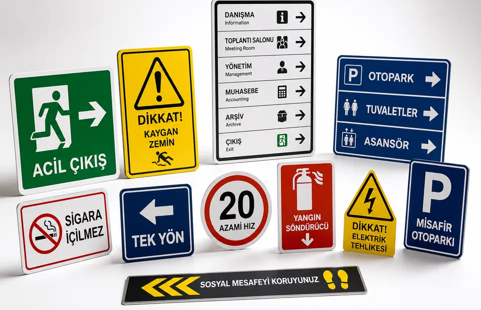 Yönlendirme ve İkaz Levhaları