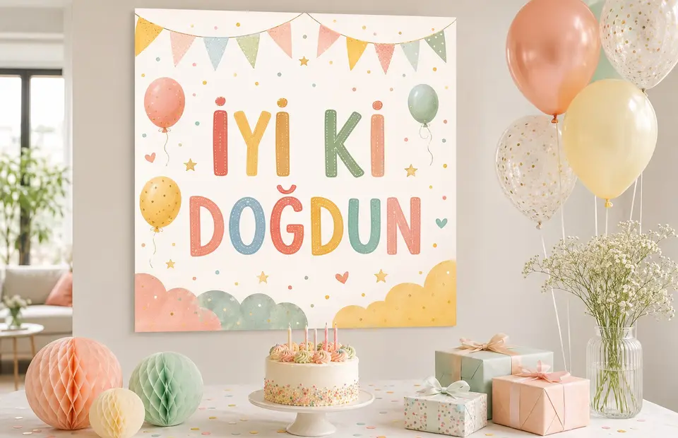 Doğum Günü Afişi